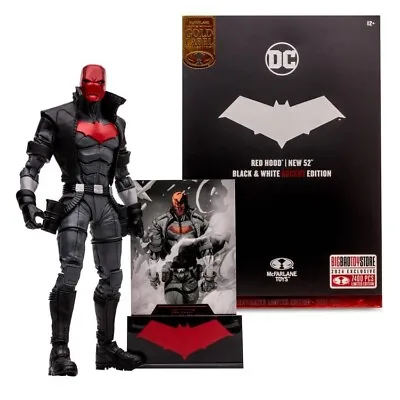 McFarlane Toys DC Multiverse Red Hood New 52 Black & White Accent BBTS Exclusive • $74.95