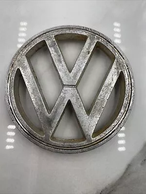 Vintage VW Emblem Enameled Aluminum Volkswagen K. Schwager Pforzheim • $41.21