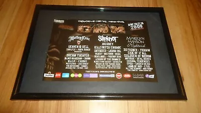 GRASPOP 2009 Motley Crue/slipknot/marilyn Manson-framed Original Advert • $21.46