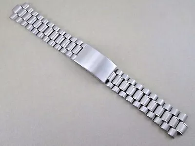 8mm 19.5mm Lug Men's Stainless Steel Watch Band Silver Tone Folding Clasp 6.25  • $17.05