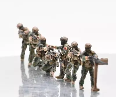 7pcs  1/72 U.S. Army Modern Special Soldier Painted Mini Models Fit Tank Scene • £37.19