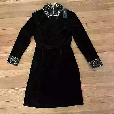 NWT Tommy Hilfiger Black Long Sleeve A-line Dress Size Small S B18 • $29