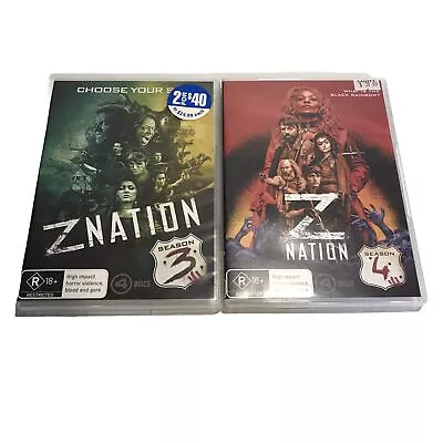 Z NATION Seasons 3 & 4 (DVD Region 4) • $29