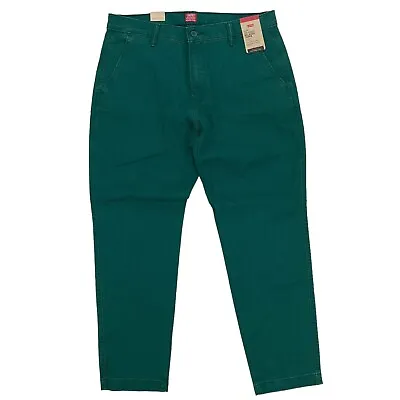 Levi's XX Chino Relaxed Taper Men's Pants Stretch Fit Dark Teal Green • $35.99