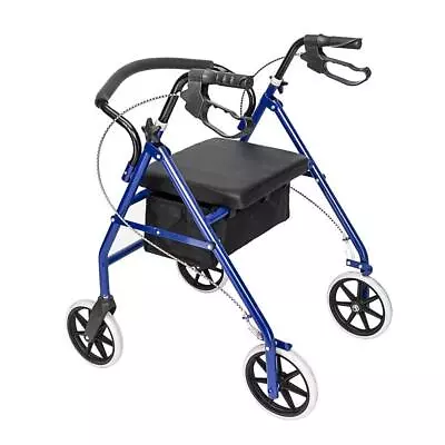 $80.99 • Buy Drive Medical 4-Wheel Rollator Rolling Walker W/ Fold Up Removable Back Support