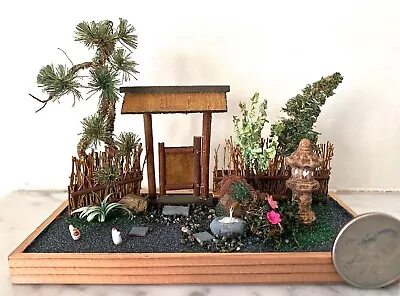 Vintage Japan Miniature Diorama Zen Garden 1950's • $159.99