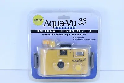 Aqua-Vu 35mm Underwater Flim Camera Reusable Vintage Sealed Old Stock  • $14.99