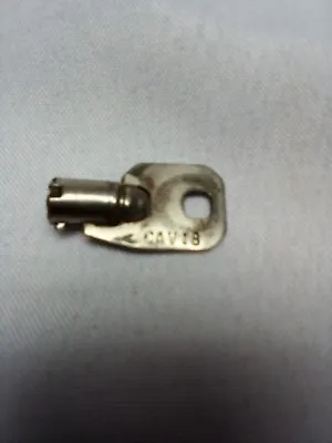 Vintage CAV 18 Chicago Lock Co ACE Vending Machine Key Round Tubular Barrel Key • $14