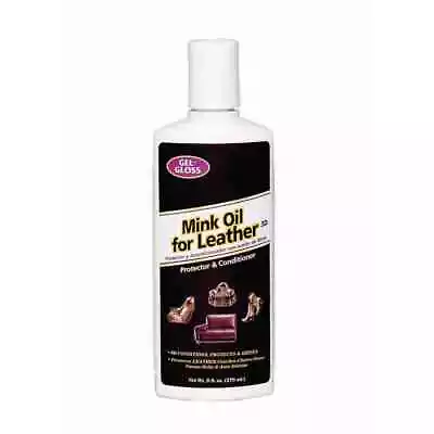 8 Oz. Gel Gloss Mink Oil Leather Protector And Conditioner(FREE SHIPPING) • $5.76