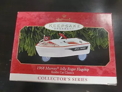 Hallmark 1968 Murray Jolly Roger Metal Pedal Car Kiddie Car Ornament New In Box • $7.99