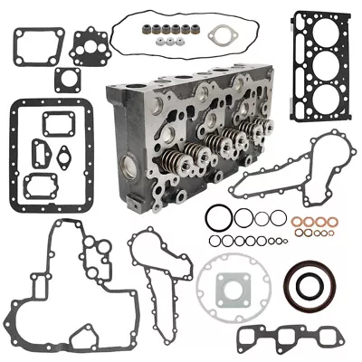 Complete Cylinder Head Assy & Gasket D1503 For Kubota Tractor L2900 L3000 L3010 • $350