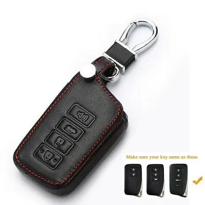Car Key Fob Cover Case Shell For LEXUS/4-Button/Remote Bag Holder Leather Remote • $8.99