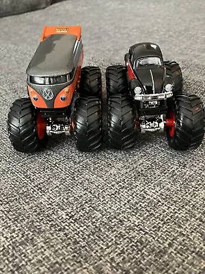 Hot Wheels Dragbus Vs Volkswagen Beetle Monster Truck  • £4