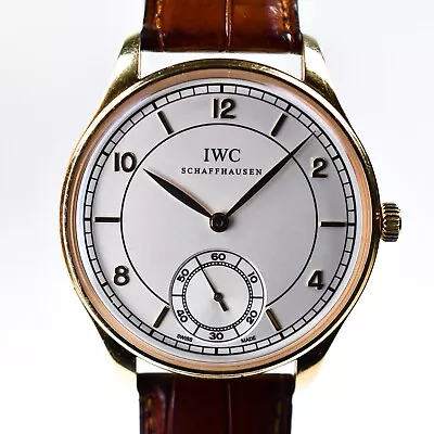 IWC Portuguese 1939 140th IW544503 Cal 98295 18k Rose Gold Manual Wind 2009 • $8500