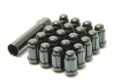 Wheel Mate Muteki Closed End Lug Nuts - Black Chrome 12x1.25 • $78.31