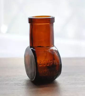 Superb!!! Vintage BOVRIL Jars Pot   1oz  / Antique / Vintage / Amber Bottle • £2.50