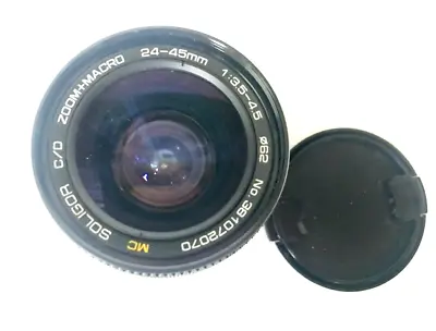 $30 • Buy Soligor C/D Zoom & Macro 24-45mm 1:3.5- 4.5 No. 381072070 Lens