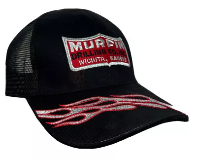 Murfin Drilling Hat Cap Wichita Kansas Oil And Gas Drilling Exploration Flames • $14.99