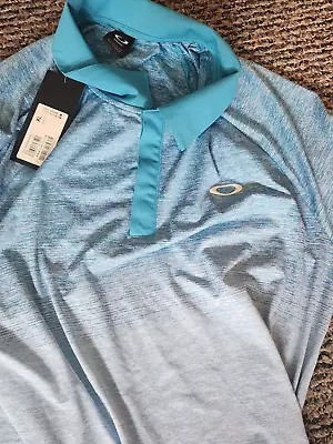 Oakley Golf Polo Shirt Xl Blue Nwt New With Tags • $16.99