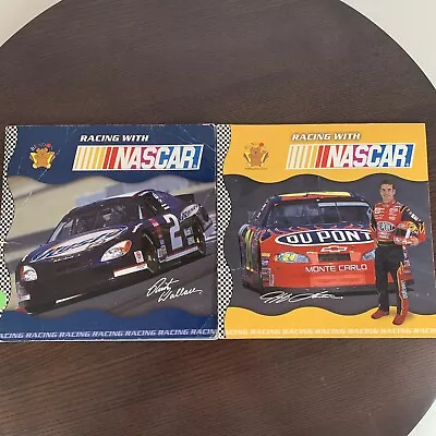 Racing With Nascar Jeff Gordon Rusty Wallace Book Bundle • $5.05