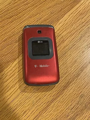 LG GS170 T-Mobile 2G Flip Phone 64MB Red • $25