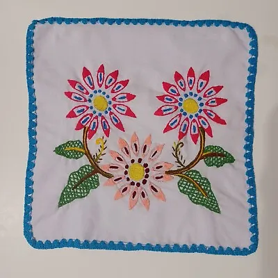 Mexican Tortilla Servilleta Authentic Hand Embroidered Dinner Napkin De Chiapas • $30