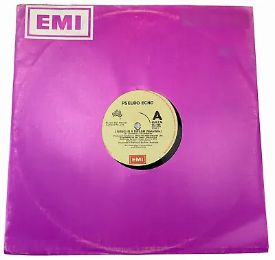 Pseudo Echo Living In A Dream Vinyl Record 12” 45RPM Maxi Single ED-190 EMI 1985 • £22.49