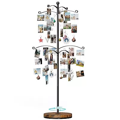 Metal Photo Display Tree 90 Clips Holder For 4x6 5x7 Picture Frames Hanging... • $55.30