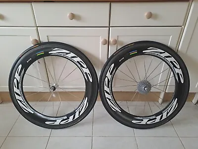 Zipp 808 Tubular Wheelset For Road Or Triathlon • £450