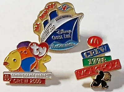 McDonald's Restaurant Lapel Pins Lot Of 3 (100) • $9.95