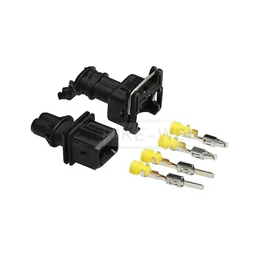 AMP JPT 2 Pin Sealed Waterproof 3.5mm Male & Female Kit Plug Connector New • $3.90