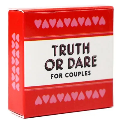 Adult Truth Or Dare Card Game Couples Lovers Paper Cards Funny Party Board Game' • £5.23