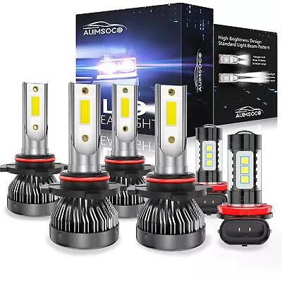 For Toyota RAV4 2006-2012 Sport Utility 4-Door LED Headlight + Fog Light Bulbs • $35.99