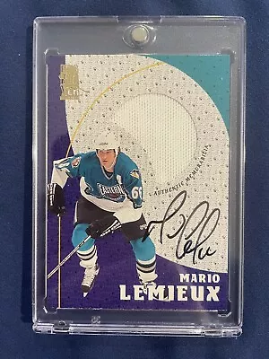 1998 Mario Lemieux In The Game BAP Auto Jersey! 1st Auto Jersey Series! • $944.35