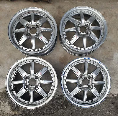 JDM 15  SSR MK3 MK3S MKiii Rims Wheels For Civic Crx Eg6 Dc2 Ef8 Ef9 Miata Mx5 • $688