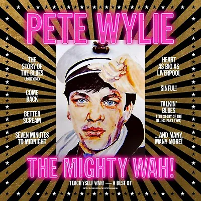 Pete Wylie & The Mighty WAH! Teach Yself.. Best Of 2LP Vinyl 12  Album • £34.99