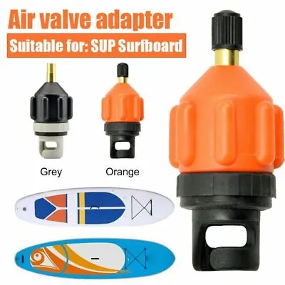 SUP Electric Pump Adapter Kayak Paddle Board Air Valve Inflatable Boat Accessory • £4.49