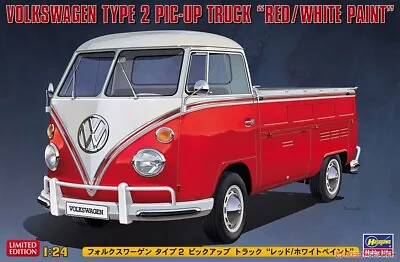 Hasegawa 20556 1/24 Volkswagen Type2 Pickup Truck `Red/White` (Model Car) • $46.97