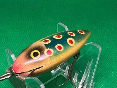 Rare Moonlight Lady Bug Wiggler 800 Series.  Wood Lure Circa 1928-30 • $395