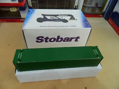 £22 • Buy Stobart Konecranes Reach Stacker & Curtainside Container Load  By Atlas 1:76