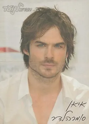 Ian Somerhalder / Usher Israeli Magazine POSTER Centerfolds VAMPIRE 30X40cm A3 • $14.99