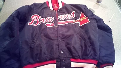 Atlanta Braves Vintage Starter Diamond Collection Varsity Jacket  Sz Large • $65