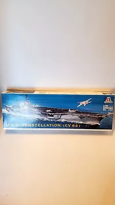 Italeri USS Constellation CV-64 No. 526 | 1:720 Battleship Navy Model 1990's • $59.99