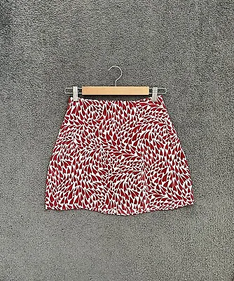 Reformation Robbie Silk Skirt Hearts Brand New Size 0 RRP $235 • $150