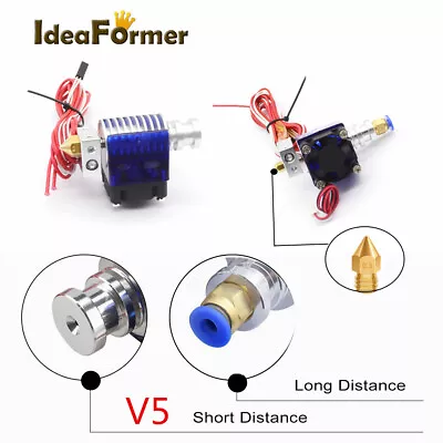 V5 Bowden/Wade Extruder J-head Hot End Kit+Cooling Fan For 1.75/3.0mm Filament • $5.69