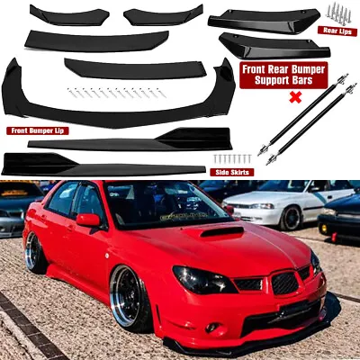 For Subaru Impreza Front Rear Bumper Lip Spoiler Splitter Body Kit Side-Skirt • $55.99