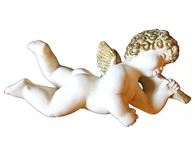 Vintage Universal Statuary  1955 Chalkware Angel Cherub MCM HOLLYWOOD REGENCY • $46.75