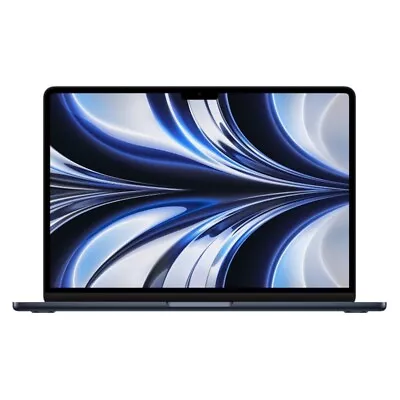 Apple MacBook Air 13  2022 Midnight M2 8-Core CPU 8-Core GPU 8GB 256GB Excellent • £1047.99