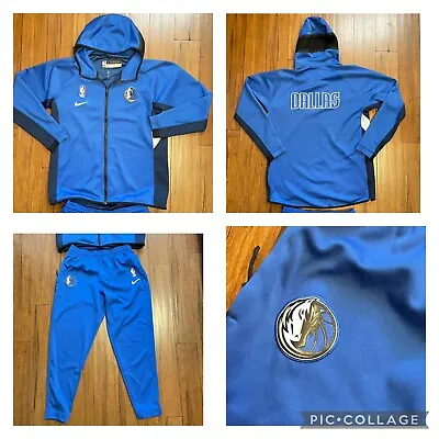 Nike Dallas Mavericks NBA Warm Up Jacket Pants Suit Men’s XL Authentic Game 2020 • $119.80