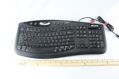 Microsoft Comfort Curve Keyboard 2000 V1.0 KU-0459 USB Wired Ergonomic Tested • $22.49